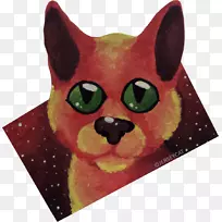 犬科狗纺织鼻子-空间猫水彩画-空若网 犬科狗纺织鼻子-空间猫水彩画-空若网