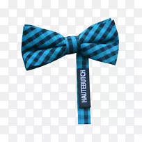 蝴蝶结产品青绿色方格领带-空若网 蝴蝶结产品青绿色方格领带-空若网