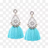 耳环仿宝石和莱茵石,流苏珠宝,条纹饰物-空若网 耳环仿宝石和莱茵石,流苏珠宝,条纹饰物-空若网
