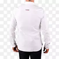 袖子汤米希尔菲格男式衬衫上衣-牛仔白衬衫-空若网 袖子汤米希尔菲格男式衬衫上衣-牛仔白衬衫-空若网