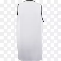 无袖衬衫肩部连衣裙白色网眼裙-空若网 无袖衬衫肩部连衣裙白色网眼裙-空若网