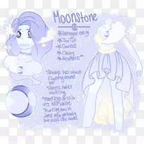 纸夹艺术插图耳-月光石宝石-空若网 纸夹艺术插图耳-月光石宝石-空若网