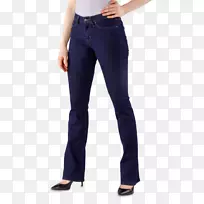 牛仔牛仔布腰部牛仔裤-空若网 牛仔牛仔布腰部牛仔裤-空若网