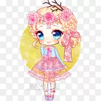 艺术艺术家插画-桃花-空若网 艺术艺术家插画-桃花-空若网