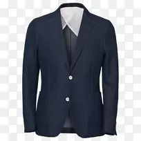 夹克衫西装斜纹外套蓝色上衣-空若网 夹克衫西装斜纹外套蓝色上衣-空若网