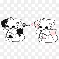 胡须艺术小狗画猫-奥利奥华夫饼-空若网 胡须艺术小狗画猫-奥利奥华夫饼-空若网