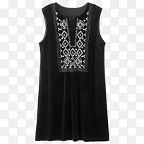 小黑连衣裙超短裙衬衫袖子无袖白毛衣连衣裙-空若网 小黑连衣裙超短裙衬衫袖子无袖白毛衣连衣裙-空若网