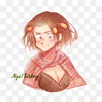 棕色头发鼻子染红头发-卡尔马-空若网 棕色头发鼻子染红头发-卡尔马-空若网