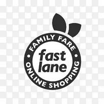 标志白色黑色品牌产品-快车道-空若网 标志白色黑色品牌产品-快车道-空若网