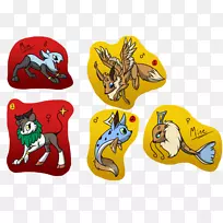 动物卡通字体-电动龙-空若网 动物卡通字体-电动龙-空若网