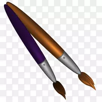 画笔水彩画剪贴画画笔-空若网 画笔水彩画剪贴画画笔-空若网