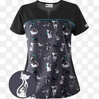 t恤上衣擦洗制服兽医你好护士制服-空若网 t恤上衣擦洗制服兽医你好护士制服-空若网