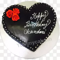 巧克力蛋糕装饰纸杯蛋糕加纳奇-心形蛋糕-空若网 巧克力蛋糕装饰纸杯蛋糕加纳奇-心形蛋糕-空若网