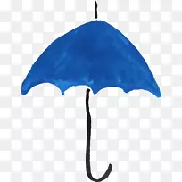 水彩画蓝色雨伞-空若网 水彩画蓝色雨伞-空若网