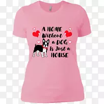 T-恤女裁剪上衣袖子-灰色法国斗牛犬-空若网 T-恤女裁剪上衣袖子-灰色法国斗牛犬-空若网