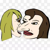 面部表情女人微笑鼻子-空若网 面部表情女人微笑鼻子-空若网