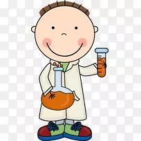 科学科学家儿童剪辑艺术科学家-空若网 科学科学家儿童剪辑艺术科学家-空若网