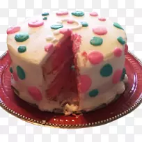 蛋糕奶油蛋糕装饰性别展示-波尔卡点蛋糕-空若网 蛋糕奶油蛋糕装饰性别展示-波尔卡点蛋糕-空若网