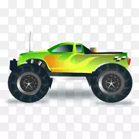 皮卡车怪物车夹艺术车轮-空若网 皮卡车怪物车夹艺术车轮-空若网