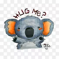 填充动物&可爱的玩具产品字体鼻子-考拉拥抱-空若网 填充动物&可爱的玩具产品字体鼻子-考拉拥抱-空若网