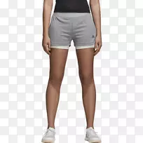 阿迪达斯女子2in 1短跑短裤服装-锐步网短裤-空若网 阿迪达斯女子2in 1短跑短裤服装-锐步网短裤-空若网