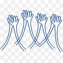 剪贴画手指树线点树-空若网 剪贴画手指树线点树-空若网