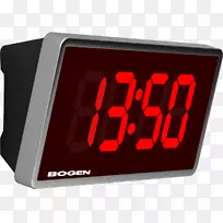 数字时钟显示装置无线电时钟闹钟电池操作的墙上时钟-空若网 数字时钟显示装置无线电时钟闹钟电池操作的墙上时钟-空若网