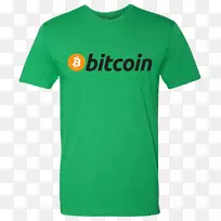 绿色印花t恤比特币衬衫-空若网 绿色印花t恤比特币衬衫-空若网