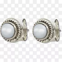 耳环珠宝宝石银巴洛克淡水珍珠-空若网 耳环珠宝宝石银巴洛克淡水珍珠-空若网