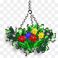 花卉设计剪贴画插花插画花盆-制作自己的植物衣架-空若网 花卉设计剪贴画插花插画花盆-制作自己的植物衣架-空若网