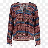 羊毛衫衬衫袖子绿松石羊毛波西米亚裙和衬衫-空若网 羊毛衫衬衫袖子绿松石羊毛波西米亚裙和衬衫-空若网