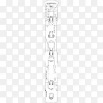 甲板游轮Costa Deliziosa平面图-餐厅2层甲板-空若网 甲板游轮Costa Deliziosa平面图-餐厅2层甲板-空若网