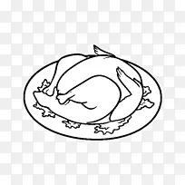 烤鸡炒炸鸡作为食物.去色觉-空若网 烤鸡炒炸鸡作为食物.去色觉-空若网