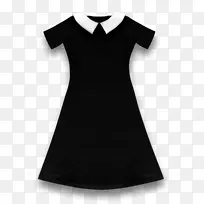 小黑裙t恤袖服-空若网 小黑裙t恤袖服-空若网