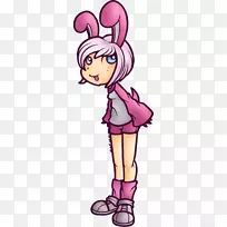 手指夹艺术插图粉红m卡通-安慰奖女孩-空若网 手指夹艺术插图粉红m卡通-安慰奖女孩-空若网