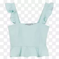 袖肩衬衫产品绿松石-亮片短裤-空若网 袖肩衬衫产品绿松石-亮片短裤-空若网