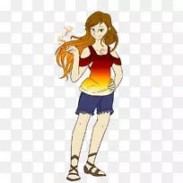 手指人类头发彩色插图剪贴画森林精神神话-空若网 手指人类头发彩色插图剪贴画森林精神神话-空若网