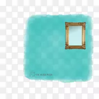 产品设计图片框绿松石矩形-空若网 产品设计图片框绿松石矩形-空若网