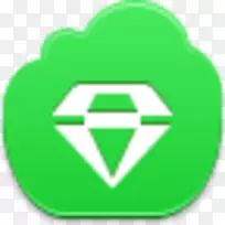 电脑图标剪贴画图标设计符号笔记本电脑绿色水晶-空若网 电脑图标剪贴画图标设计符号笔记本电脑绿色水晶-空若网