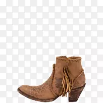 牛仔靴绒面皮靴-空若网 牛仔靴绒面皮靴-空若网