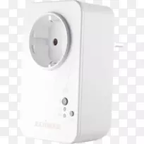 交流电源插头和插座Edimax sp-1101 w智能插头开关-空若网 交流电源插头和插座Edimax sp-1101 w智能插头开关-空若网