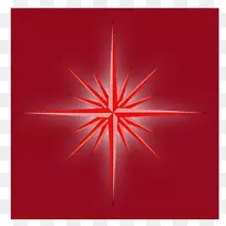 对称叶三角形图案-红星-空若网 对称叶三角形图案-红星-空若网