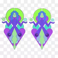 剪贴画插画线条图案紫色-大脑绘画-空若网 剪贴画插画线条图案紫色-大脑绘画-空若网