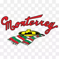 蒙特雷墨西哥餐厅剪贴画品牌标识线-空若网 蒙特雷墨西哥餐厅剪贴画品牌标识线-空若网