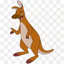 小袋鼠大脚红狐画袋鼠-空若网 小袋鼠大脚红狐画袋鼠-空若网