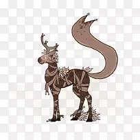 驯鹿麋鹿羚羊动物陆生动物驯鹿-空若网 驯鹿麋鹿羚羊动物陆生动物驯鹿-空若网