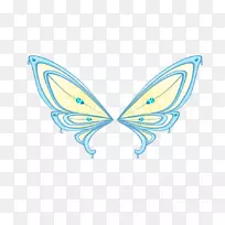 毛茸茸的蝴蝶产品对称微软天蓝色仙女-空若网 毛茸茸的蝴蝶产品对称微软天蓝色仙女-空若网