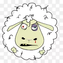 羊画插图动画形象-绵羊-空若网 羊画插图动画形象-绵羊-空若网