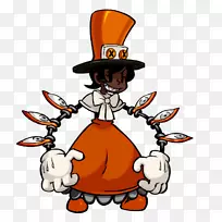 鸟夹艺术头饰橙色S.A。-鸟-空若网 鸟夹艺术头饰橙色S.A。-鸟-空若网