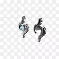 耳环银身首饰产品设计-空若网 耳环银身首饰产品设计-空若网